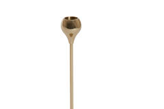 Candle stick Ø8,5x25 cm SAMUI gold