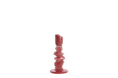 Candelabro Ø11,5x23 cm ESTINA berenjenado