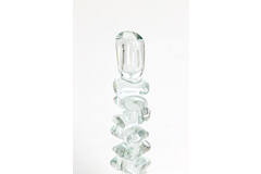 Candle stick Ø11x34 cm ESTIVA glass clear