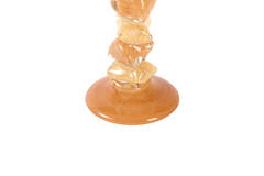Candle stick Ø11,5x35 cm ESTINA caramel+orange