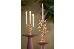 Candle stick 22x11x44 cm HERON burgundy+bronze