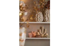 Candle stick 5L 25x11,5x28,5 cm POLINO matt cream