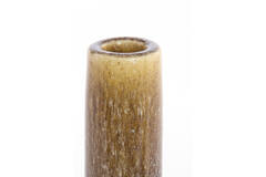 Candle stick Ø10x15,5 cm BURANO ceramics ocher y-olive green