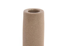 Candle stick Ø10x15,5 cm BURANO ceramics matt brown