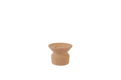 Candle holder Ø12x9 cm ATRANI ceramics terra