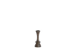 Kandelaar 6,5x14 cm CIRILO hout donker bruin