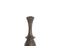 Kandelaar 6,5x14 cm CIRILO hout donker bruin