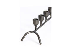 Candle stick 7L 63x24x12 cm CALZADA gunmetal