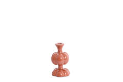 Candle stick Ø10x17 cm CALDAS shiny terra