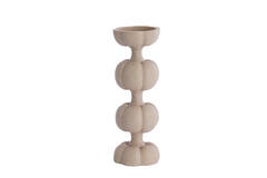 Kaarsenhouder Ø13x36,5 cm ASTORIA zand