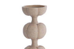 Kaarsenhouder Ø13x36,5 cm ASTORIA zand