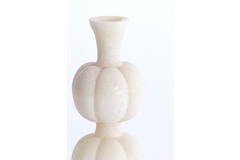 Candle stick Ø11x17 cm AUBURN beige