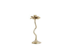 Candle stick Ø11,5x31,5 cm PRIORA gold