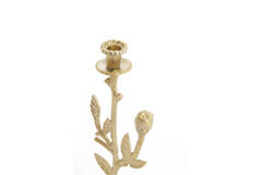 Candle stick 10x13x32 cm NEMI gold