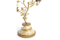 Candle stick 3L 29,5x12,5x44 cm SORYN orange+brown+gold