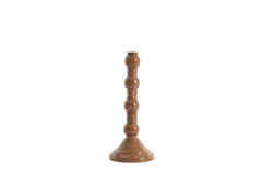 Candle stick Ø10x25 cm AVELINE caramel