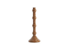 Candle stick Ø10x31 cm AVELINE caramel