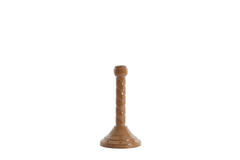 Candle stick Ø10x21 cm NALEIRA caramel