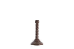 Candle stick Ø10x21 cm NALEIRA dark brown