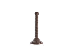 Candle stick Ø10x28 cm NALEIRA dark brown