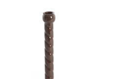 Candle stick Ø10x28 cm NALEIRA dark brown