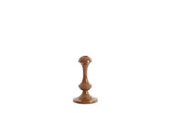 Candle stick Ø10x18 cm ISARA caramel