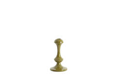 Candle stick Ø10x18 cm ISARA olive green