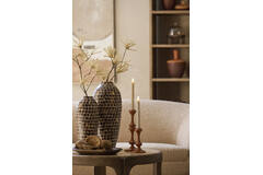 Candle stick Ø10x18 cm ISARA terra