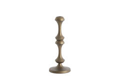 Candle stick Ø12x29 cm ISARA brown-bronze