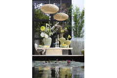 Candle stick Ø12x29 cm ISARA cream