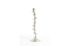 Candle stick Ø12x37 cm ZIREYA raw nickel