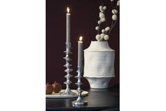 Candle stick Ø12x37 cm ZIREYA raw nickel