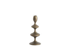 Candle stick Ø10x27 cm VIREEN brown-bronze