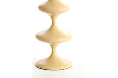 Candle stick Ø10x27 cm VIREEN shiny beige