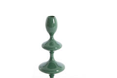 Candle stick Ø10x27 cm VIREEN dark green