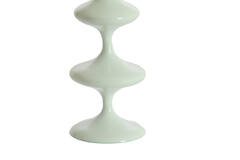 Candle stick Ø10x27 cm VIREEN shiny light blue