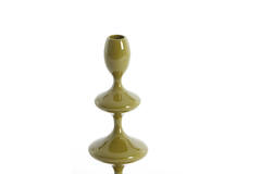 Candle stick Ø10,5x34,5 cm VIREEN olive green