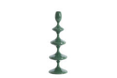 Candle stick Ø10,5x34,5 cm VIREEN dark green
