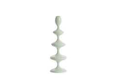 Candle stick Ø10,5x34,5 cm VIREEN shiny light blue
