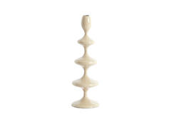 Candle stick Ø10,5x34,5 cm VIREEN sand
