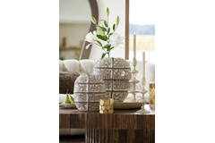 Candle stick Ø10,5x34,5 cm VIREEN sand