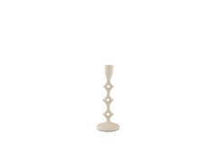 Candle stick Ø9x24,5 cm JERULA cream