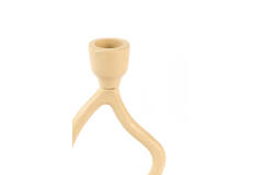 Candle stick 9,5x8x18,5 cm JEZRA sand