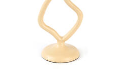 Candle stick 9,5x8x18,5 cm JEZRA sand