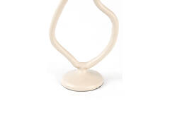 Candle stick 14x9x25,5 cm JEZRA cream