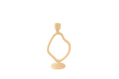 Candle stick 14x9x25,5 cm JEZRA sand