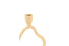 Candle stick 14x9x25,5 cm JEZRA sand