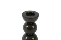 Candle stick Ø7,5x14 cm NYONS shiny brown-bronze