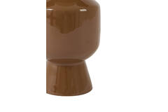 Candle stick Ø10x20 cm ROAS shiny caramel
