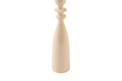 Candle stick Ø5,5x26 cm MELVE shiny beige